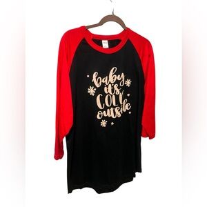 Ibex Red and Black Holiday Shirt